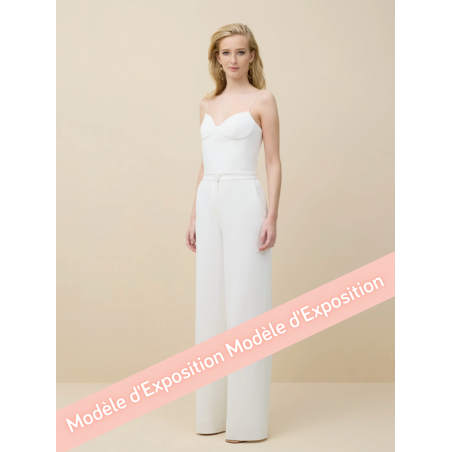 Bouton D'Or, pantalon coupe droite, poches, Rembo Atelier