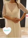 Tops français, réalisation de notre atelier ! Arabesque, taille 38 en guipure