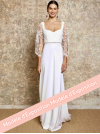 Amazone, robe de mariée longue, manches longues, Lambert Créations, by Juliette se Marie