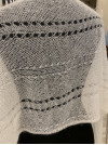 Etole fine tricotée main, laine de baby mohair et soie