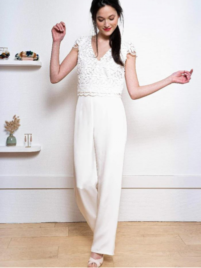 L'étourdie, pantalon en crêpe, l'Amusée Paris