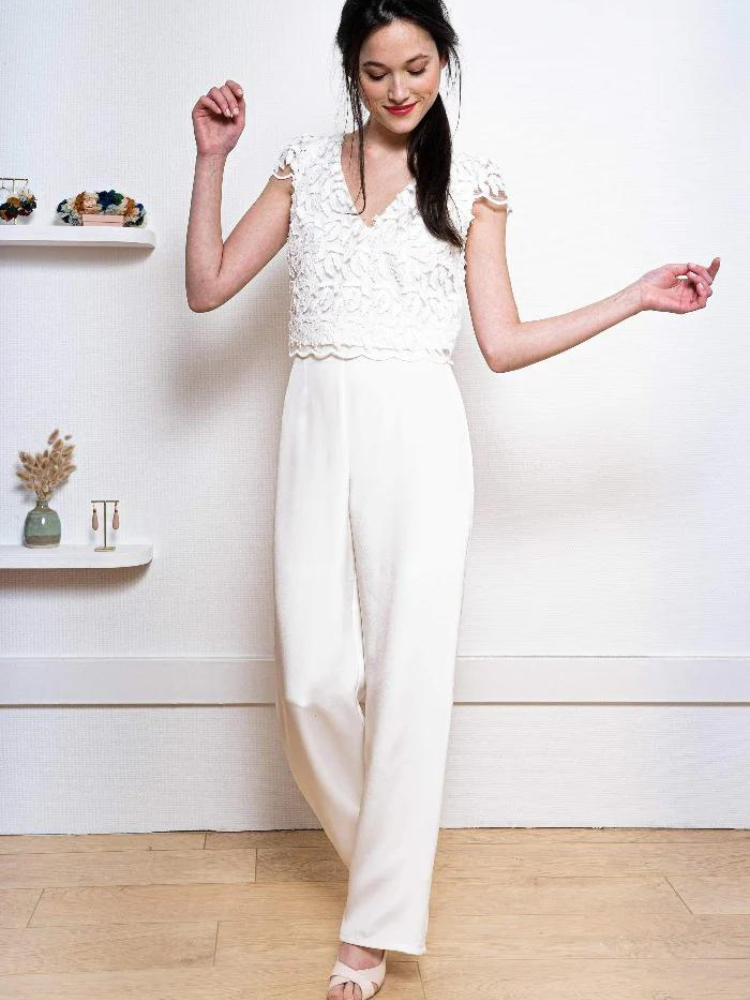 L'étourdie, pantalon en crêpe, l'Amusée Paris