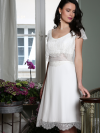 Robe civile mariée courte Elisabeth, Elsa Gary