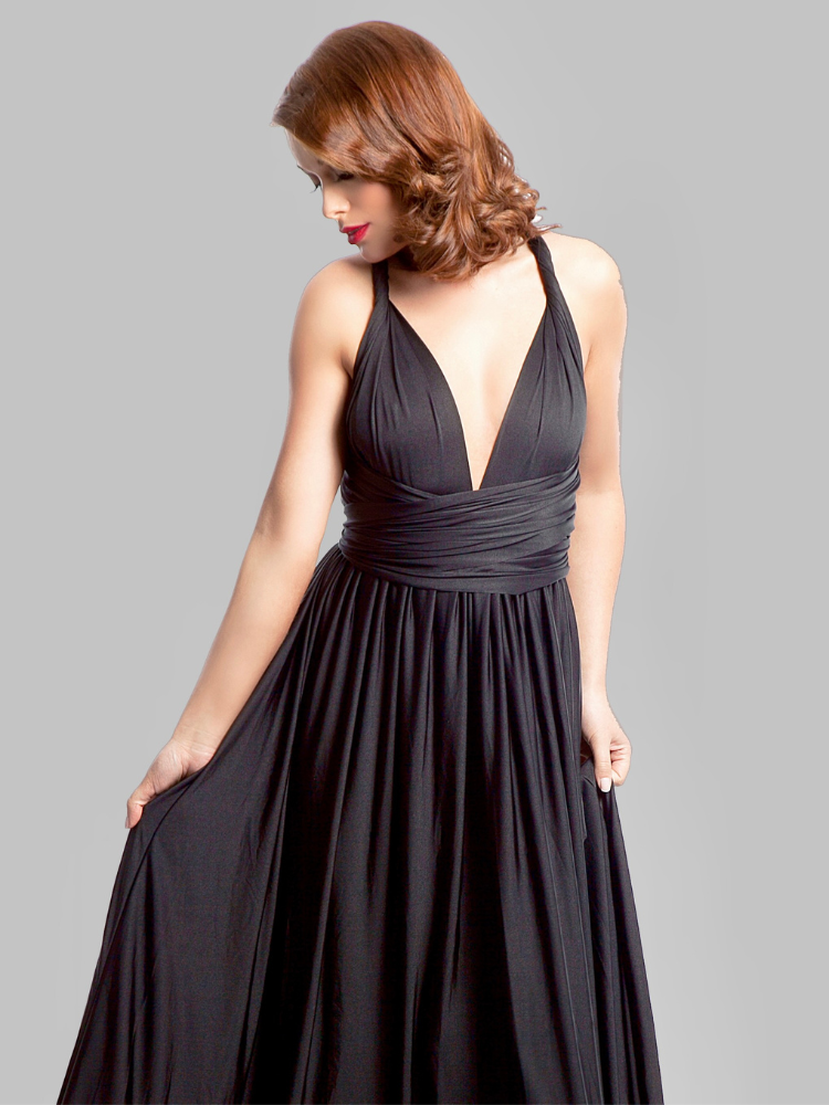 Robe Multi positions Robe Longue Cocktail C r monie Modulable L Robe Multi positions Robe Longue Cocktail C r monie Modulable L