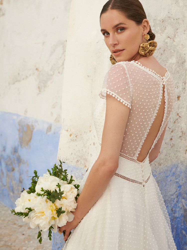 robe mariée plumetis