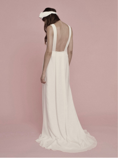 Robe longue de mariée  Ida de Elise Hameau - modèle dégriffé